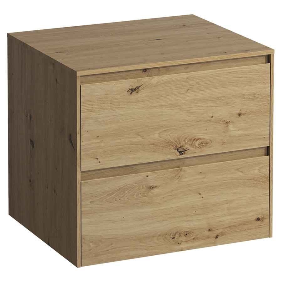 Meubles de lavabo LANI
58,5 x 52,5 x 49,5 cm
Top 12 mm
sans découpe de lavabo
élément à 2 tiroirs