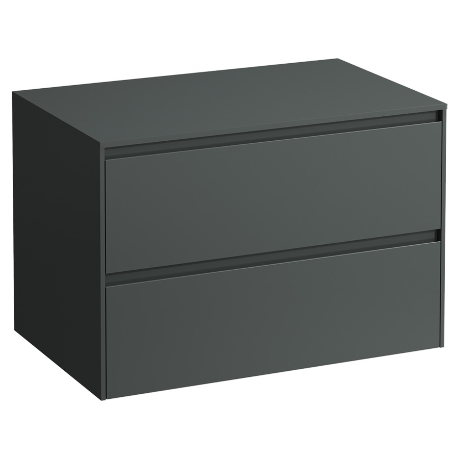 Meubles de lavabo LANI
78,5 x 52,5 x 49,5 cm
Top 12 mm
sans découpe de lavabo
élément à 2 tiroirs