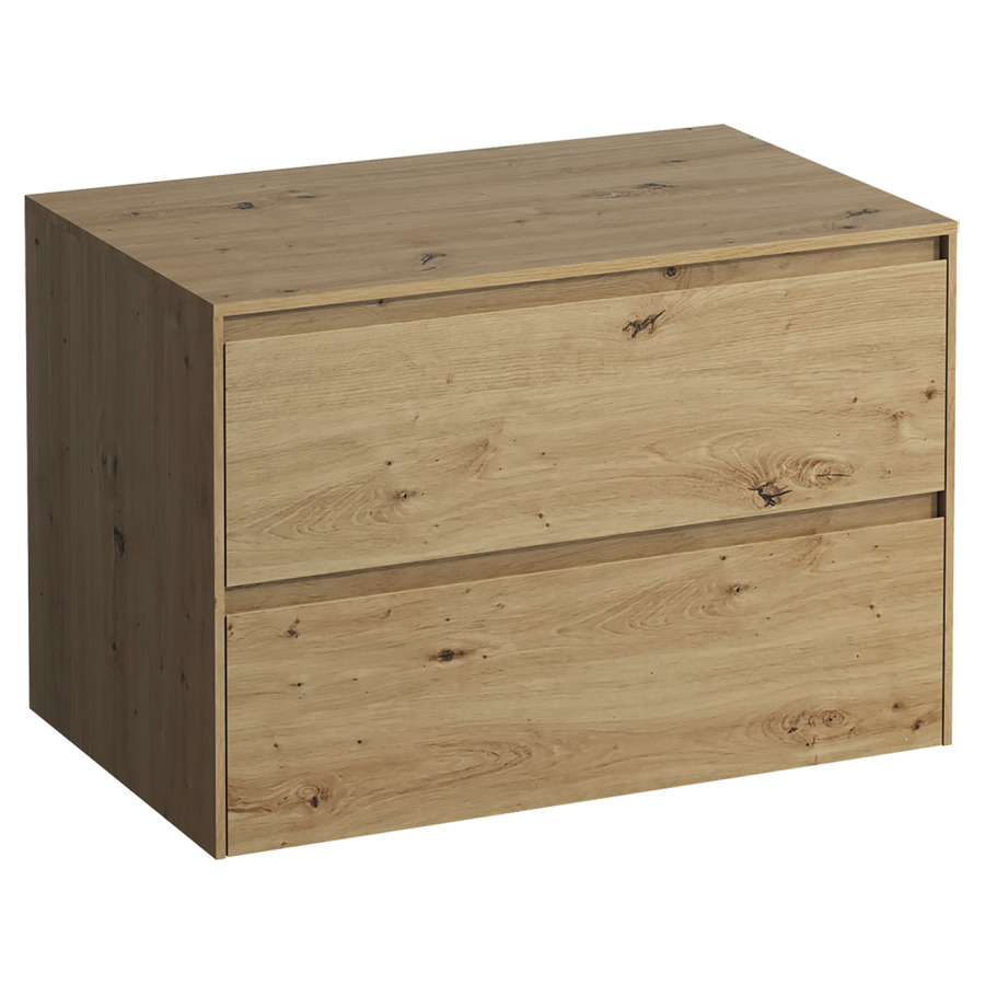 Meubles de lavabo LANI
78,5 x 52,5 x 49,5 cm
Top 12 mm
sans découpe de lavabo
élément à 2 tiroirs