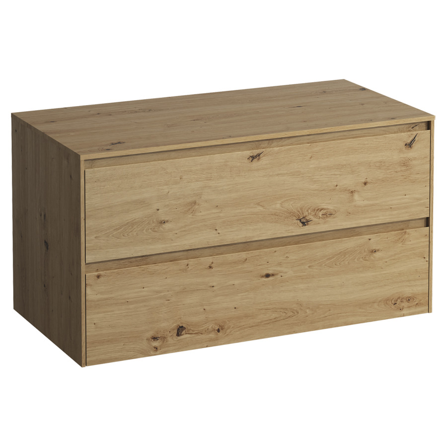 Meubles de lavabo LANI
98,5 x 52,5 x 49,5 cm
Top 12 mm
sans découpe de lavabo
élément à 2 tiroirs