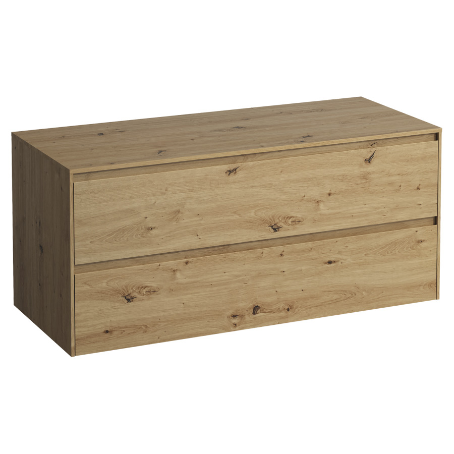 Meubles de lavabo LANI
118,0 x 52,5 x 49,5 cm
Top 12 mm
sans découpe de lavabo
élément à 2 tiroirs