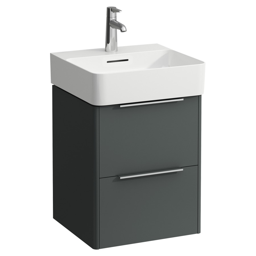 Élément inférieur BASE
43,5 x 52,5 x 39,0 cm
élément à 2 tiroirs
pour lave-mains 211 471
