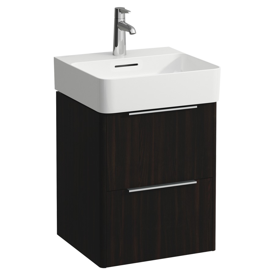 Élément inférieur BASE
43,5 x 52,5 x 39,0 cm
élément à 2 tiroirs
pour lave-mains 211 471