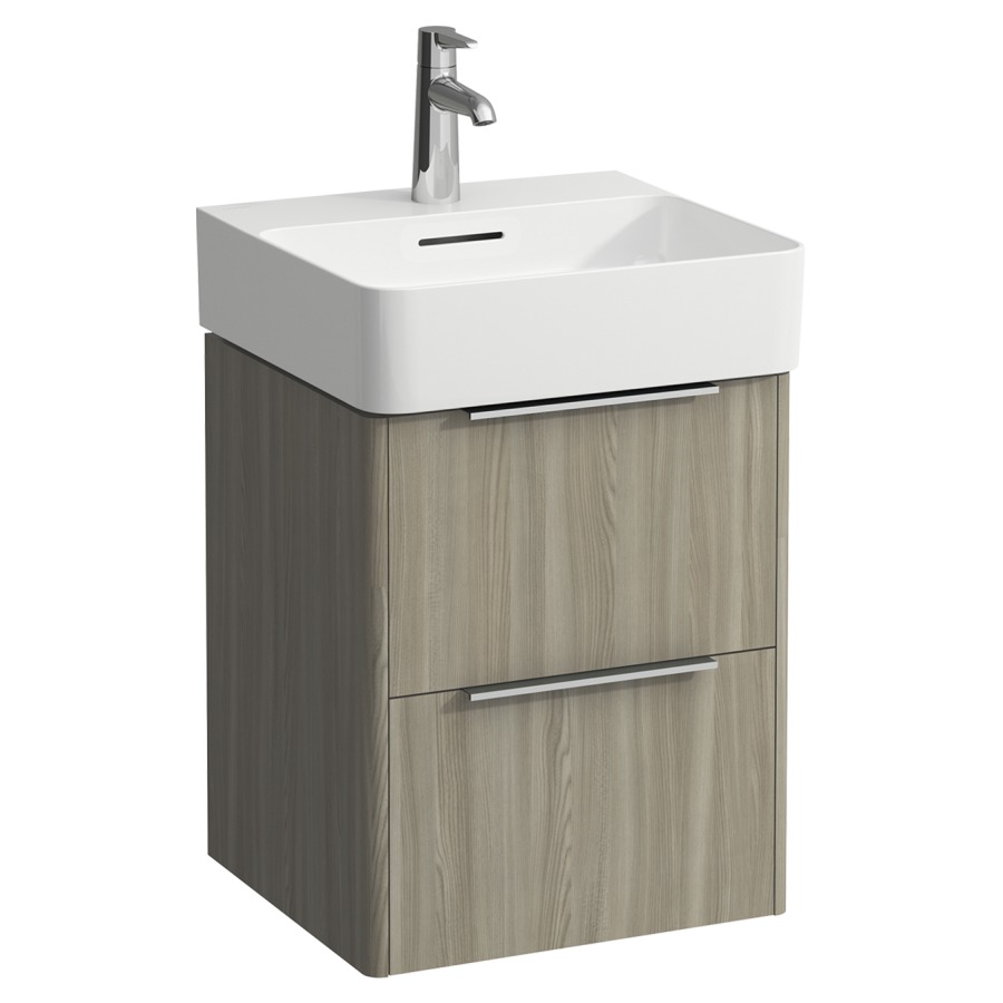 Élément inférieur BASE
43,5 x 52,5 x 39,0 cm
élément à 2 tiroirs
pour lave-mains 211 471