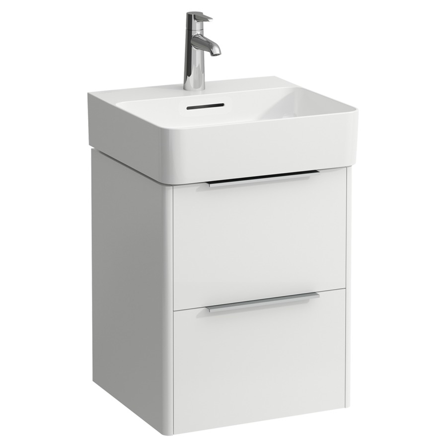 Élément inférieur BASE
43,5 x 52,5 x 39,0 cm
élément à 2 tiroirs
pour lave-mains 211 471