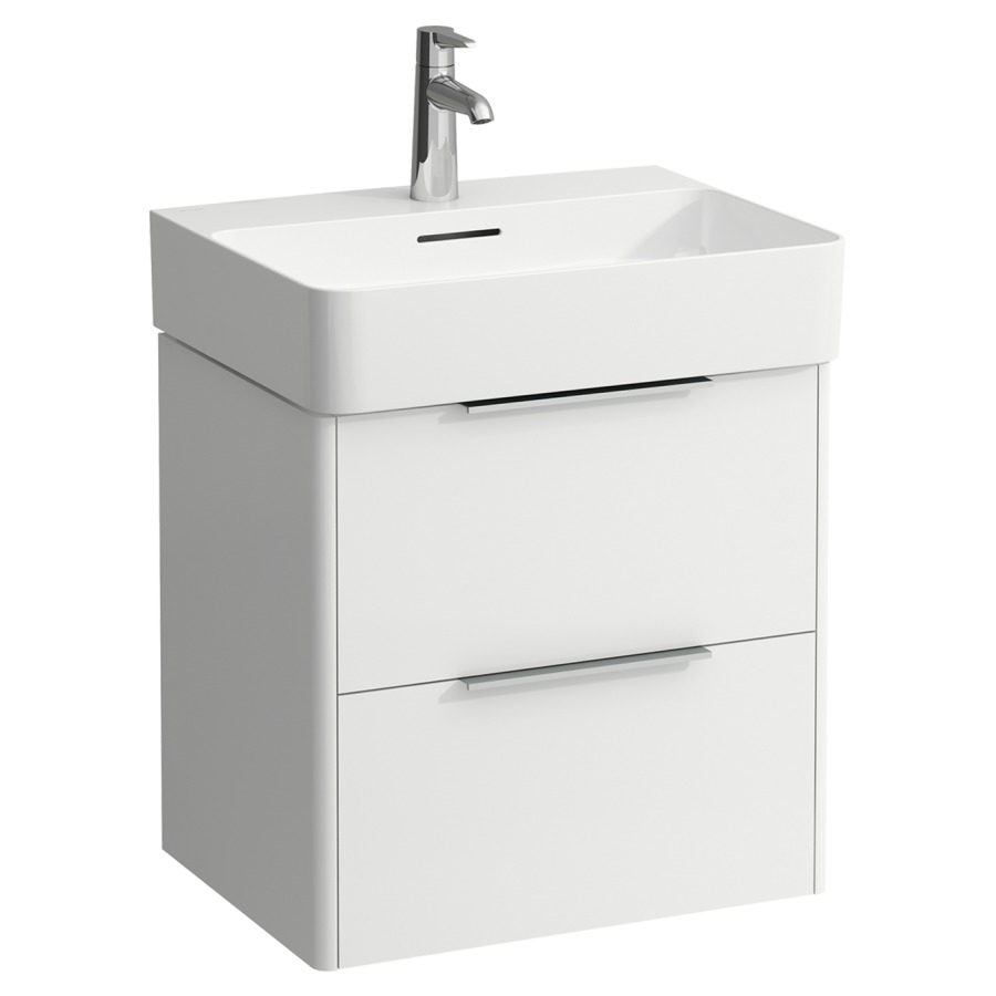 Élément inférieur BASE
53,5 x 52,5 x 39,0 cm
élément à 2 tiroirs
pour lavabo 211 473