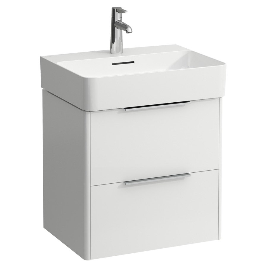Élément inférieur BASE
53,5 x 52,5 x 39,0 cm
élément à 2 tiroirs
pour lavabo 211 473