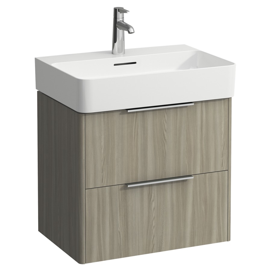 Élément inférieur BASE
58,5 x 52,5 x 39,0 cm
élément à 2 tiroirs
pour lavabo 211 475