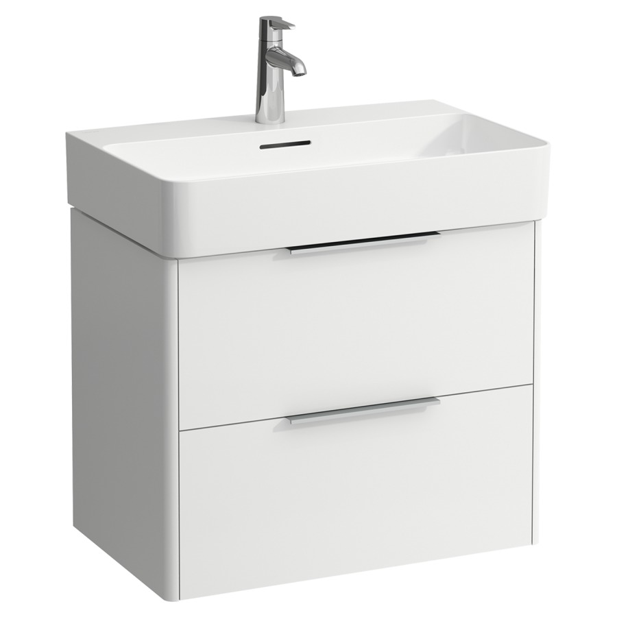 Élément inférieur BASE
63,5 x 52,5 x 39,0 cm
élément à 2 tiroirs
pour lavabo 211 477
