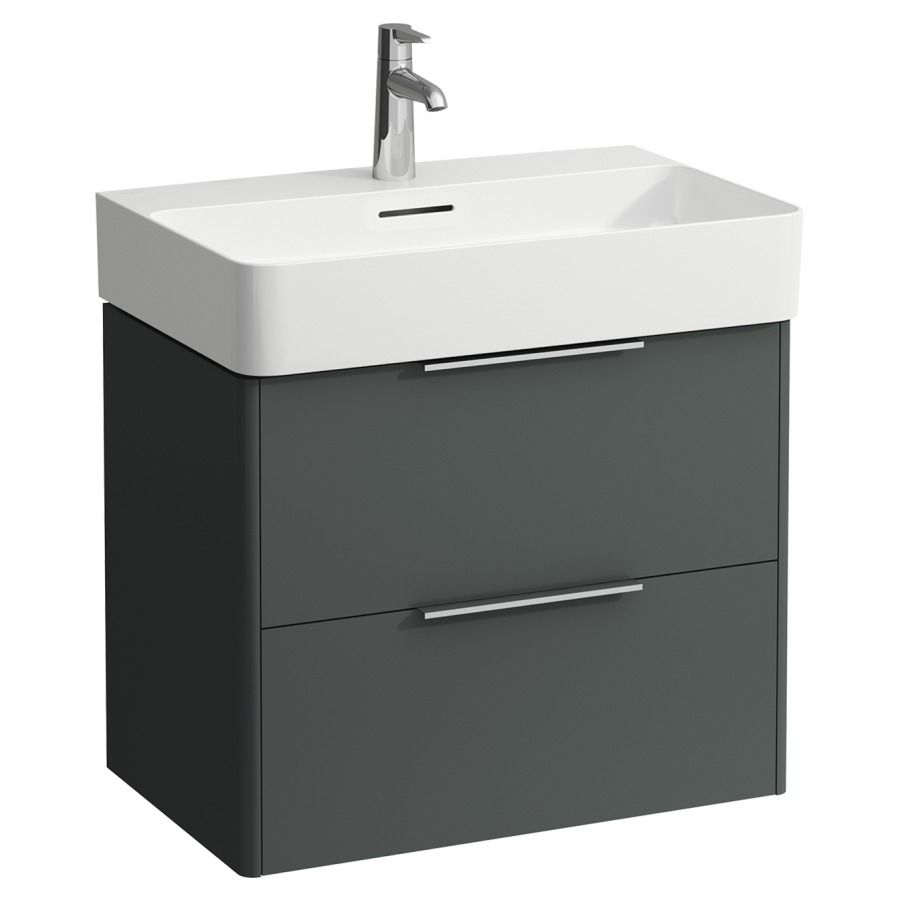 Élément inférieur BASE
63,5 x 52,5 x 39,0 cm
élément à 2 tiroirs
pour lavabo 211 477