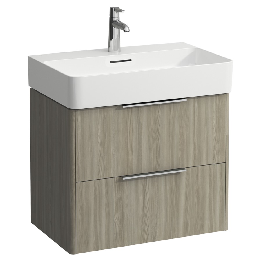 Élément inférieur BASE
63,5 x 52,5 x 39,0 cm
élément à 2 tiroirs
pour lavabo 211 477
