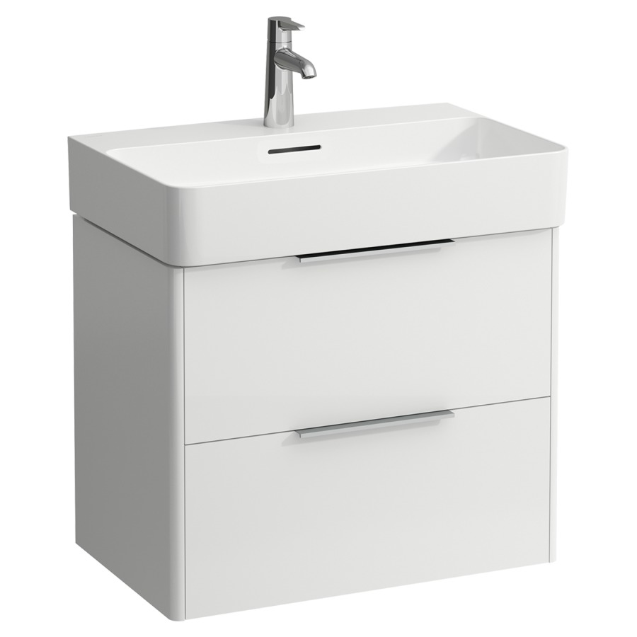 Élément inférieur BASE
63,5 x 52,5 x 39,0 cm
élément à 2 tiroirs
pour lavabo 211 477