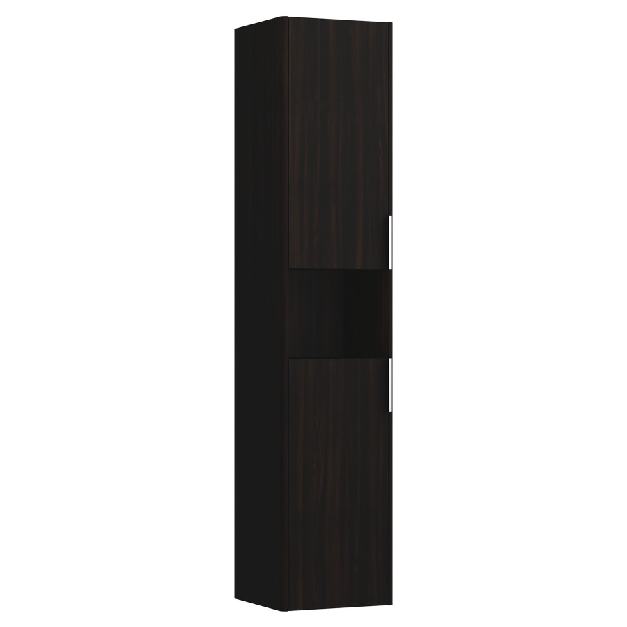 Armoire haute BASE
35,0 x 165,0 x 33,5 cm
2 portes, 4 tablettes, niche
ouverte au milieu
charnière à gauche