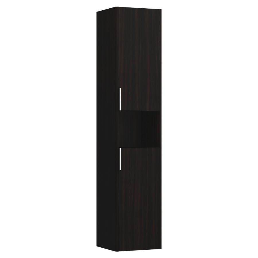 Armoire haute BASE
35,0 x 165,0 x 33,5 cm
2 portes, 4 tablettes, niche
ouverte au milieu
charnière à droite