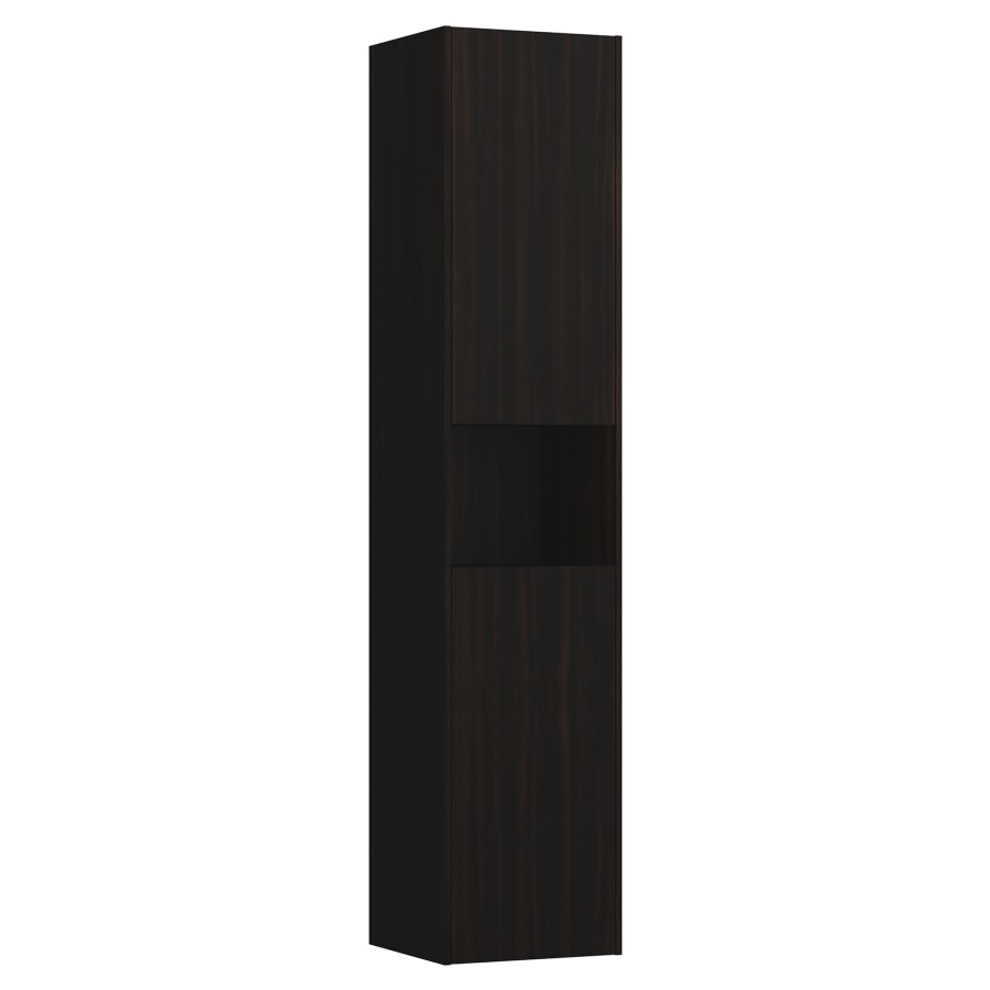 Armoire haute BASE
35,0 x 165,0 x 33,5 cm
2 portes, 4 tablettes, niche
ouverte au milieu
charnière à gauche, Tip-On