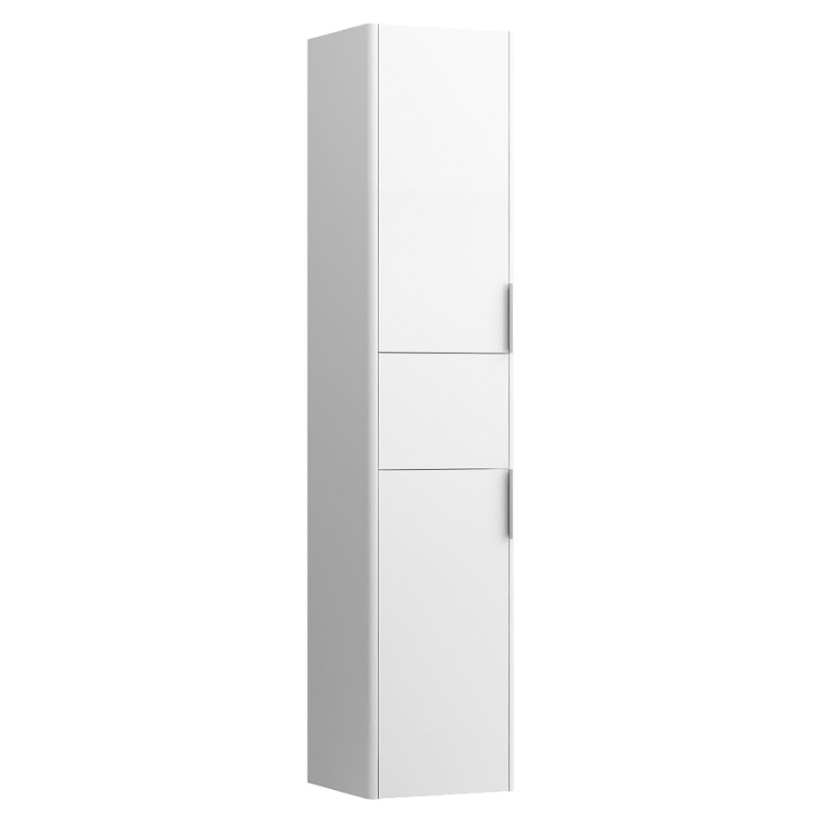 Armoire haute BASE
35,0 x 165,0 x 33,5 cm
2 portes, 4 tablettes, niche
ouverte au milieu
charnière à droite, Tip-On