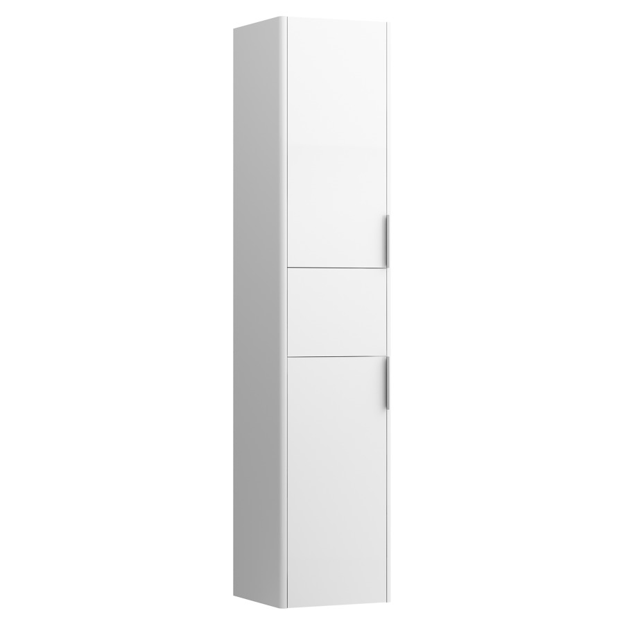 Armoire haute BASE
35,0 x 165,0 x 33,5 cm
2 portes, 4 tablettes
1 tiroir au millieu
charnière à gauche