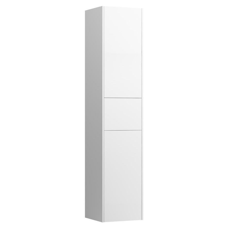 Armoire haute BASE
35,0 x 165,0 x 33,5 cm
2 portes, 4 tablettes
1 tiroir au millieu
charnière à gauche, Tip-On
