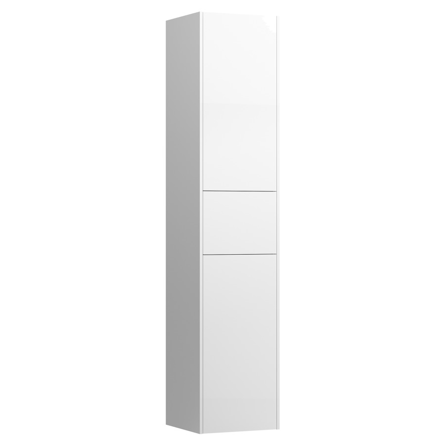 Armoire haute BASE
35,0 x 165,0 x 33,5 cm
2 portes, 4 tablettes
1 tiroir au millieu
charnière à gauche, Tip-On