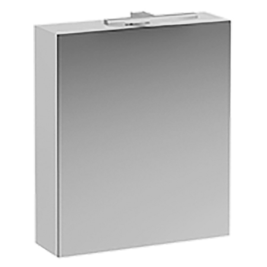 Armoire de toilette BASE LED
60,0 x 70,0 x 18,5 cm
1 porte à double miroir
charnière à droite
éclairage LED 4000 Kelvin
1x 7 W, IP44