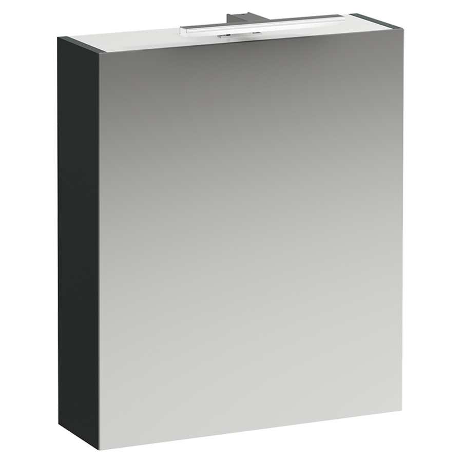 Armoire de toilette BASE LED
60,0 x 70,0 x 18,5 cm
1 porte à double miroir
charnière à droite
éclairage LED 4000 Kelvin
1x 7 W, IP44