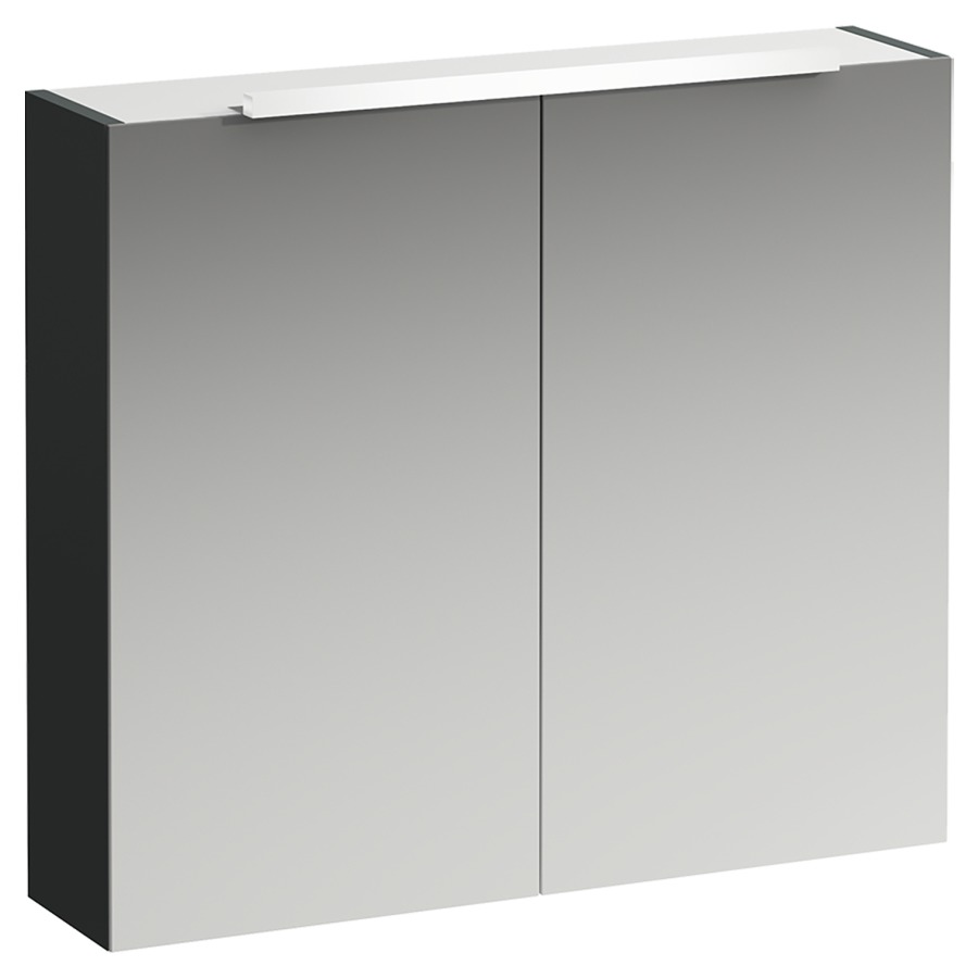 Armoire de toilette BASE LED
80,0 x 70,0 x 18,5 cm
2 portes à double miroir
éclairage LED 4000 Kelvin
1x 7 W, IP44