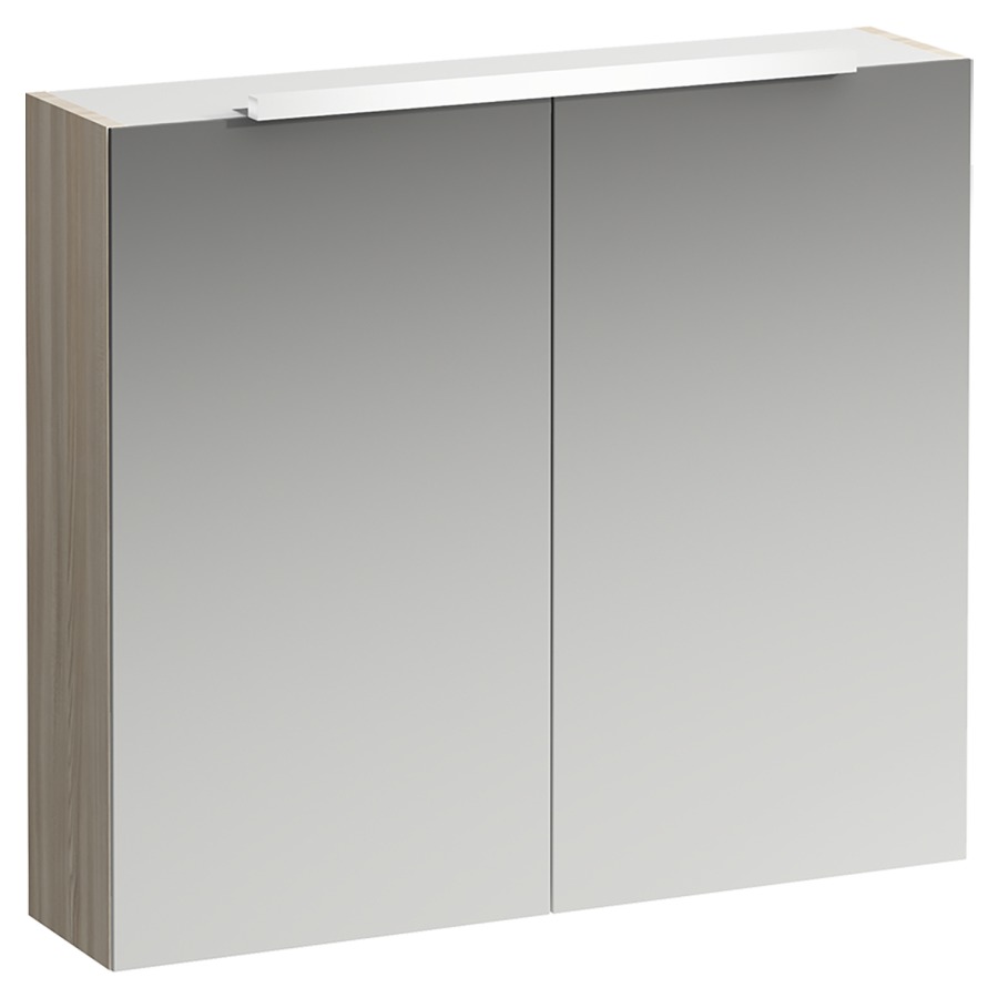 Armoire de toilette BASE LED
80,0 x 70,0 x 18,5 cm
2 portes à double miroir
éclairage LED 4000 Kelvin
1x 7 W, IP44