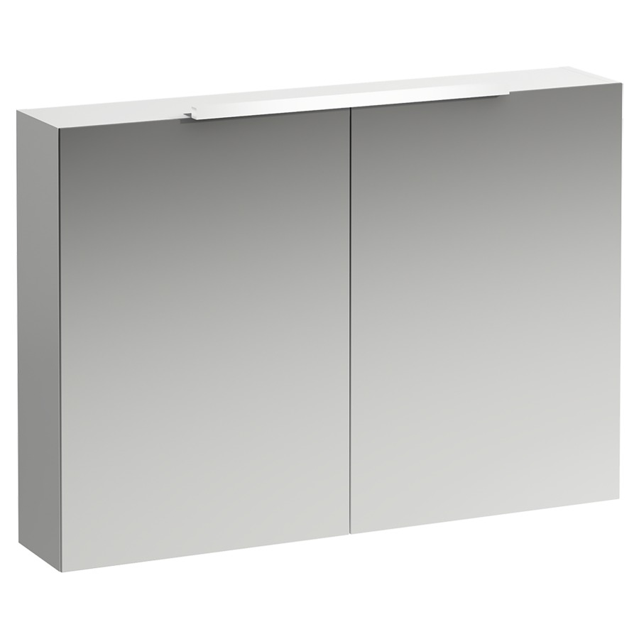 Armoire de toilette BASE LED
100,0 x 70,0 x 18,5 cm
2 portes à double miroir
éclairage LED 4000 Kelvin
1x 7 W, IP44