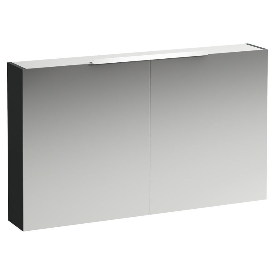 Armoire de toilette BASE LED
120,0 x 70,0 x 18,5 cm
2 portes à double miroir
éclairage LED 4000 Kelvin
1x 7 W, IP44