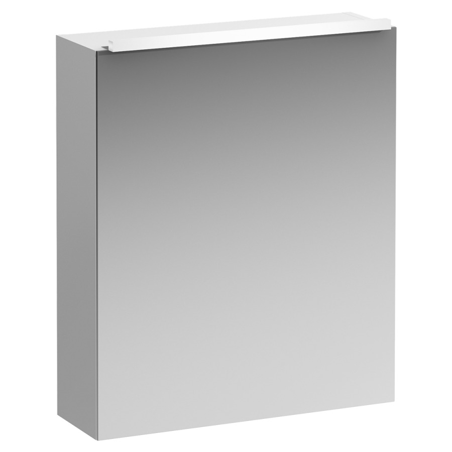 Armoire de toilette BASE
60,0 x 70,0 x 18,5 cm
1 porte à double miroir
charnière à droite
éclairage LED hoizontal 55 cm
4000 Kelvin, 1x9,6 W, IP44