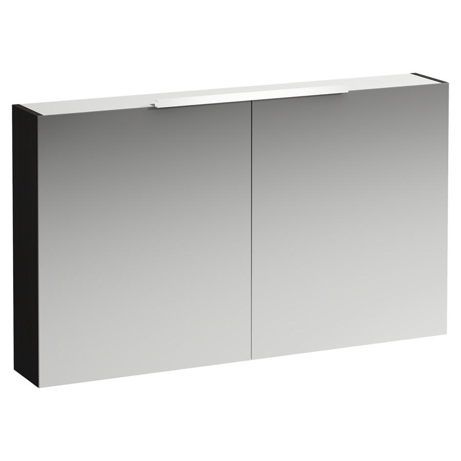 Armoire de toilette BASE
120,0 x 70,0 x 18,5 cm
2 portes à double miroir
éclairage LED hoizontal 55 cm
4000 Kelvin, 1x9,6 W, IP44