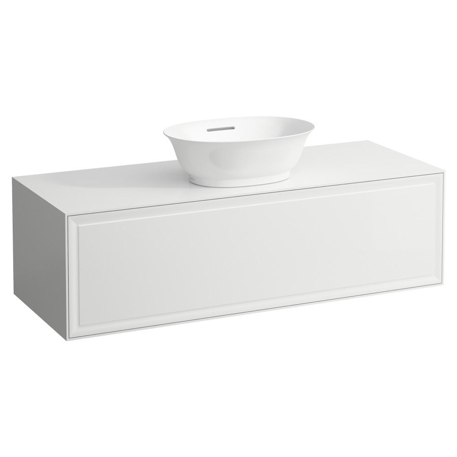 Élément inférieur THE NEW
CLASSIC
118,0 x 35,0 x 45,0 cm
élément à 1 tiroir
pour lavabo à poser
231 085/086