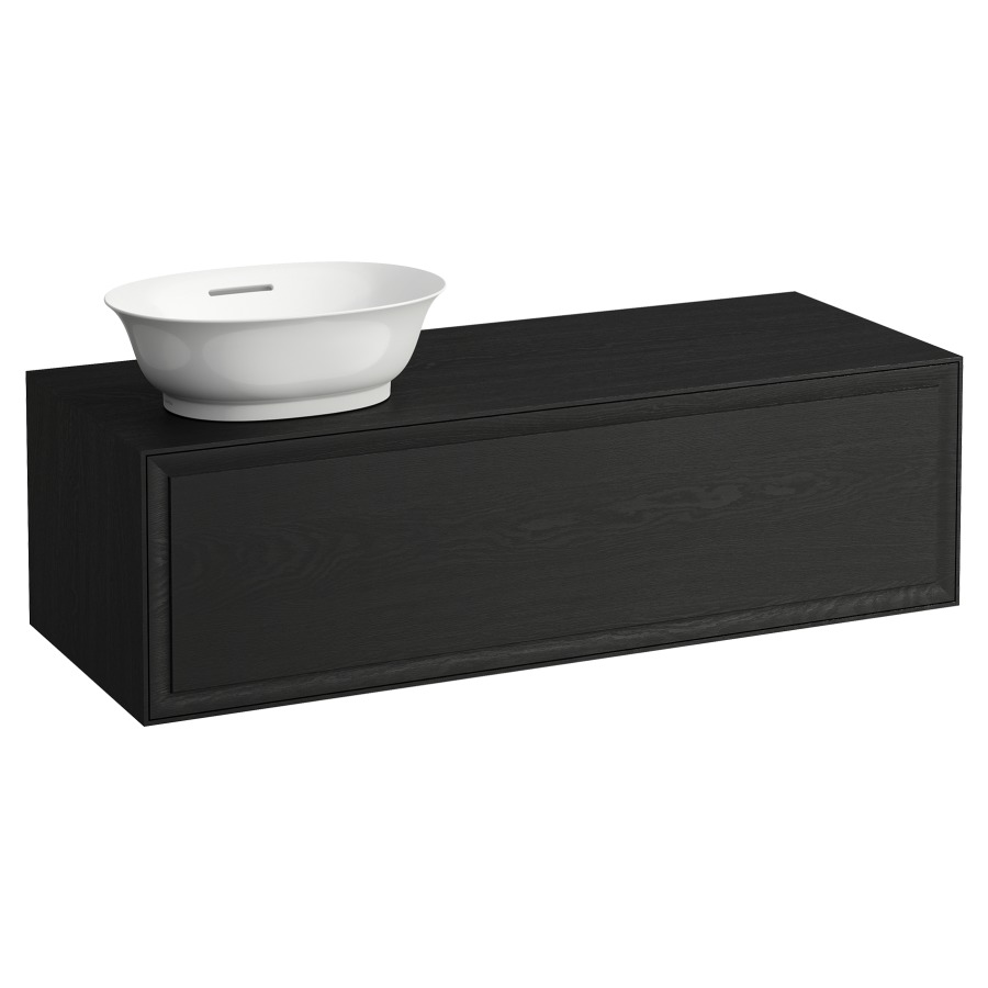 Élément inférieur THE NEW
CLASSIC
118,0 x 35,0 x 45,0 cm
élément à 1 tiroir
pour lavabo à poser
231 085/086, lavabo à gauche