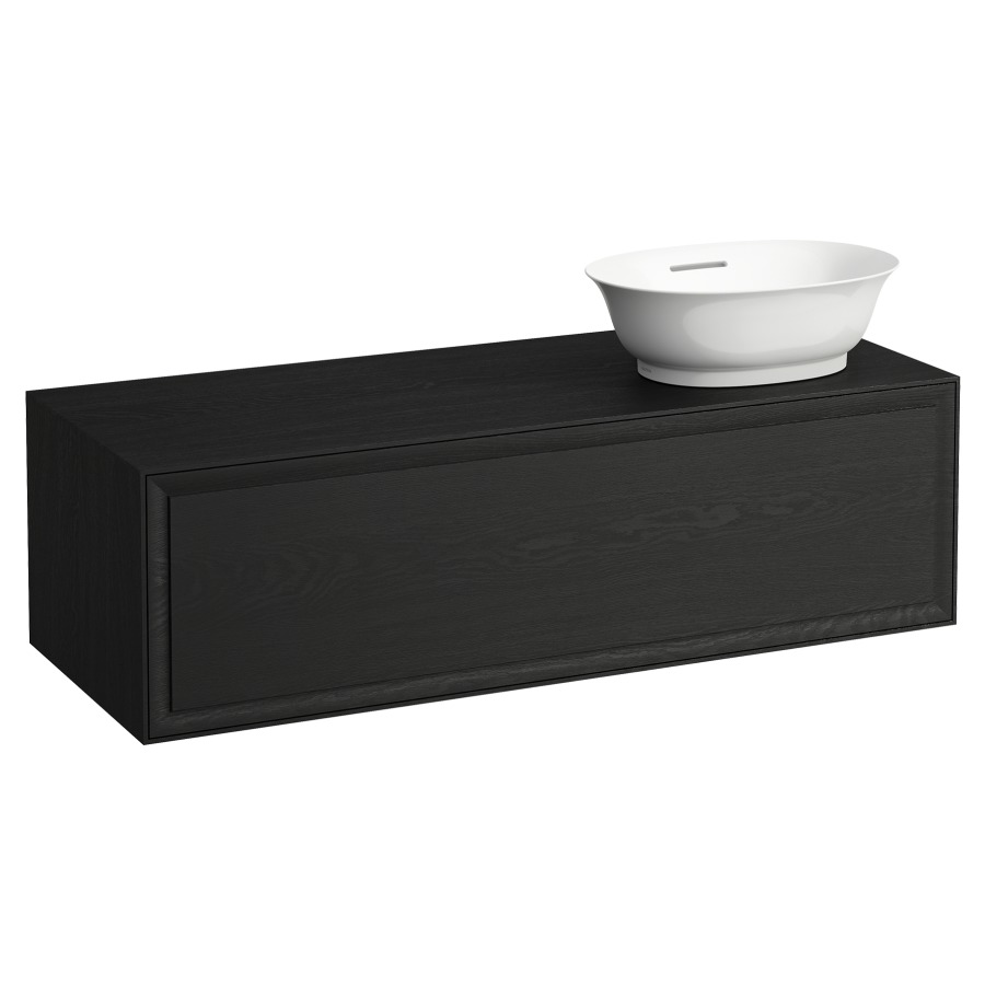 Élément inférieur THE NEW
CLASSIC
118,0 x 35,0 x 45,0 cm
élément à 1 tiroir
pour lavabo à poser
231 085/086, lavabo à droite