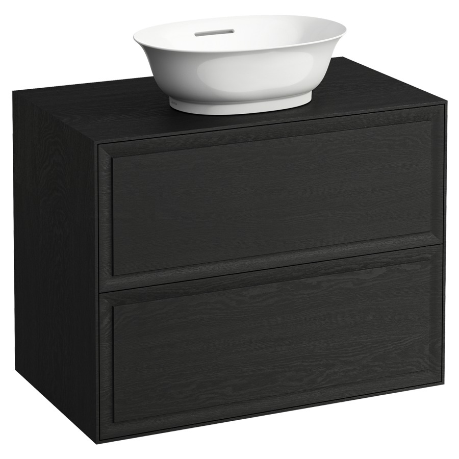 Élément inférieur THE NEW
CLASSIC
78,0 x 60,0 x 45,0 cm
élément à 2 tiroirs
pour lavabo à poser
231 085/086