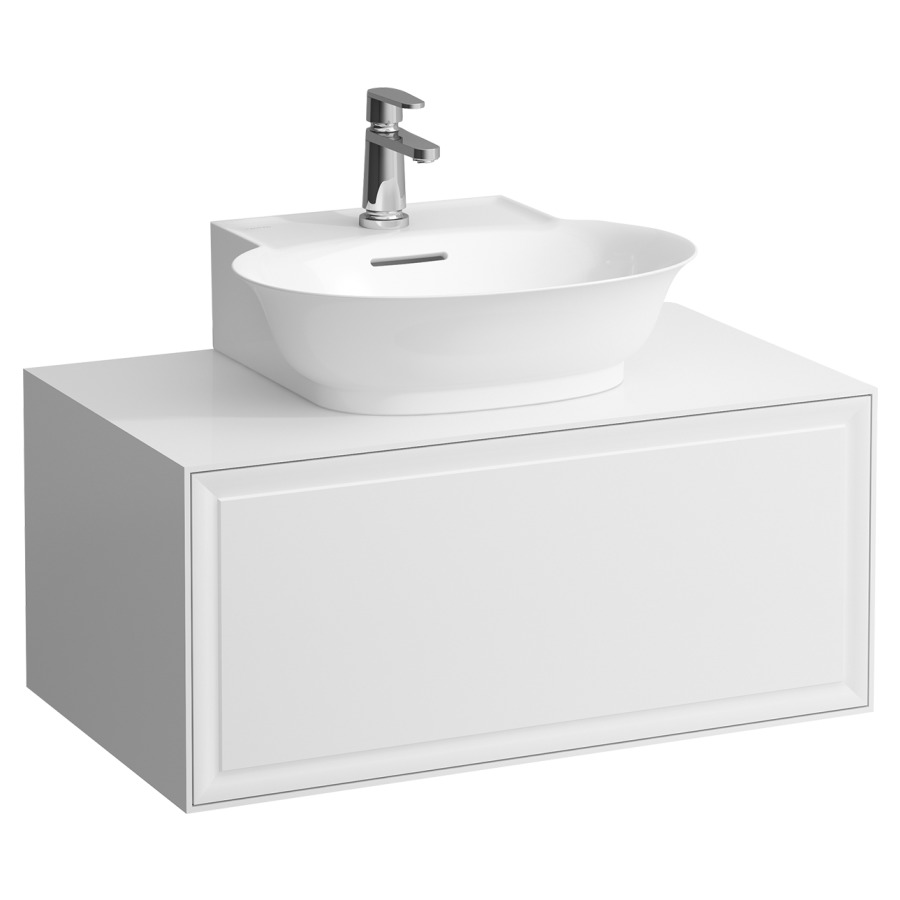 Élément inférieur THE NEW
CLASSIC
78,0 x 35,0 x 45,0 cm
élément à 1 tiroir
pour lavabo à poser 231 081