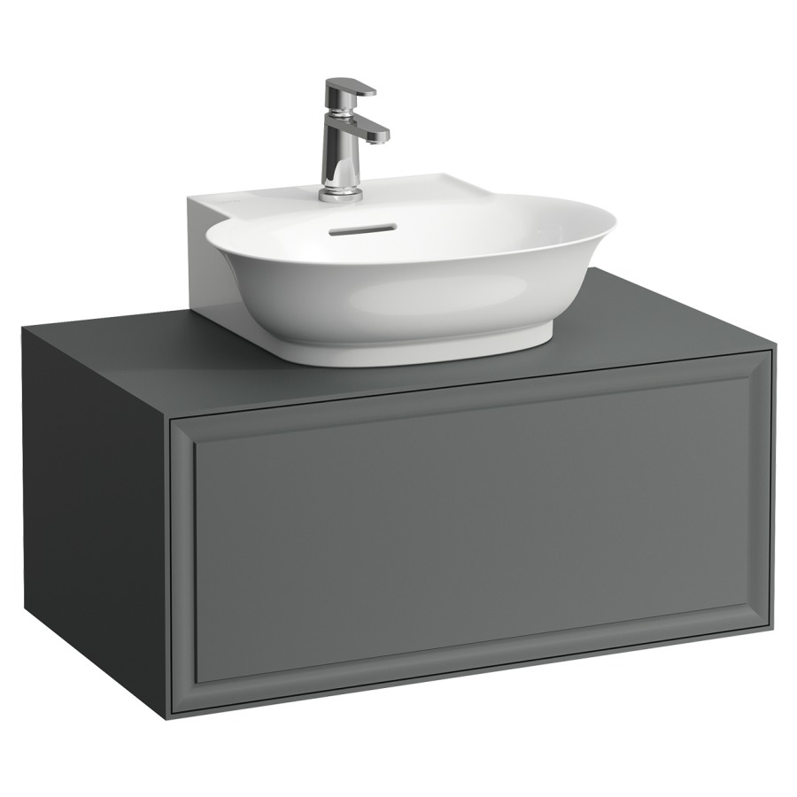 Élément inférieur THE NEW
CLASSIC
78,0 x 35,0 x 45,0 cm
élément à 1 tiroir
pour lavabo à poser 231 081