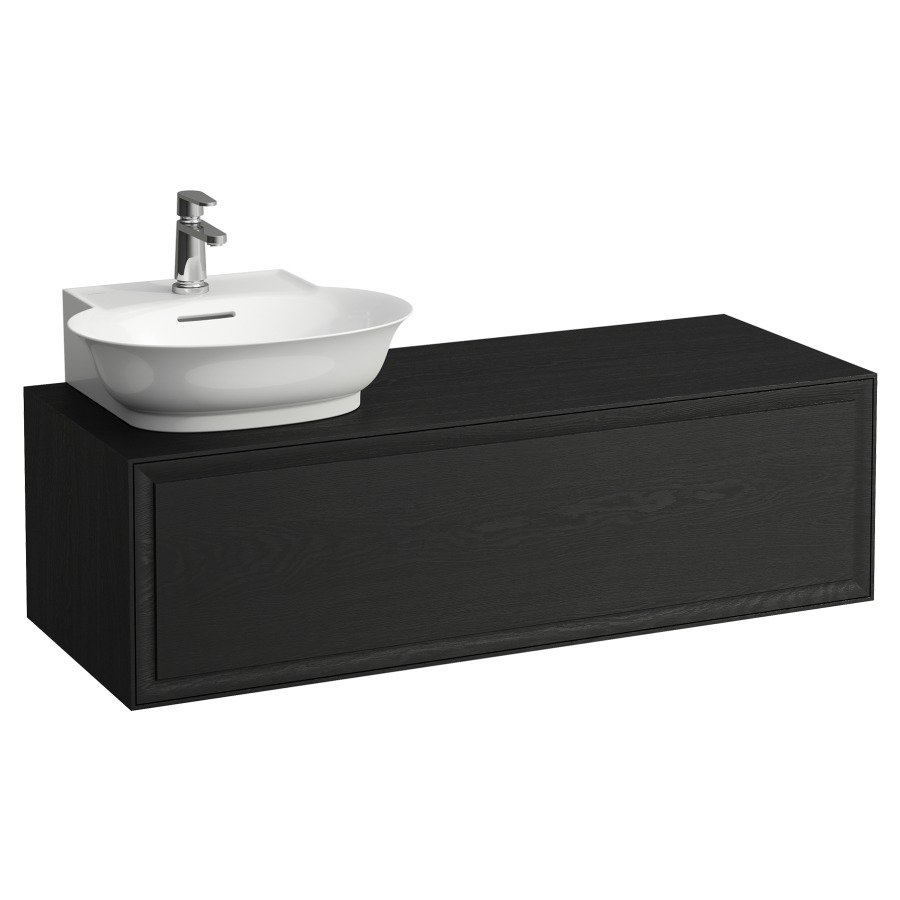 Élément inférieur THE NEW
CLASSIC
118,0 x 35,0 x 45,0 cm
élément à 1 tiroir
pour lavabo à poser 231 081
lavabo à gauche
