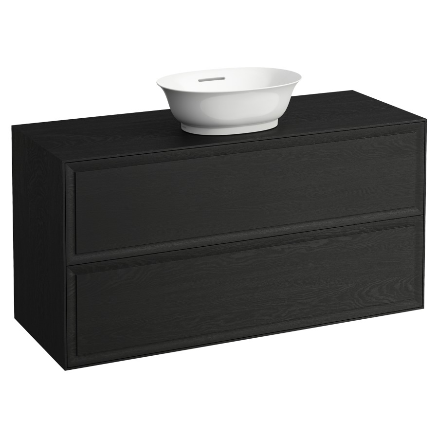 Élément inférieur THE NEW
CLASSIC
118,0 x 60,0 x 45,0 cm
élément à 2 tiroirs
pour lavabo à poser 231 081