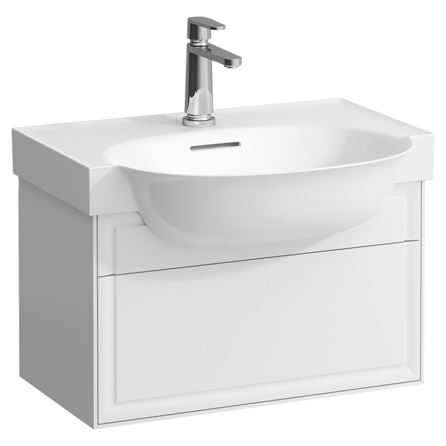 Élément inférieur THE NEW
CLASSIC
58,0 x 34,0 x 32,0 cm
élément à 1 tiroir
pour lavabo 231 082