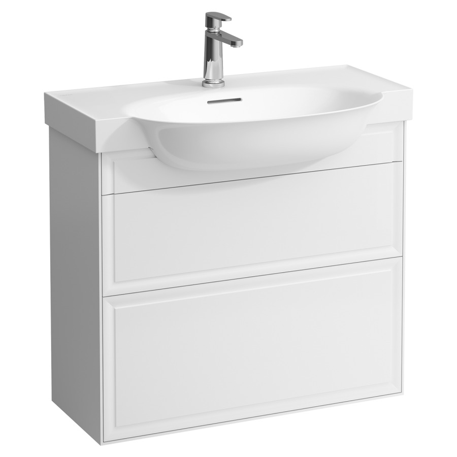 Élément inférieur THE NEW
CLASSIC
78,0 x 67,0 x 32,0 cm
élément à 2 tiroirs
pour lavabo 231 083