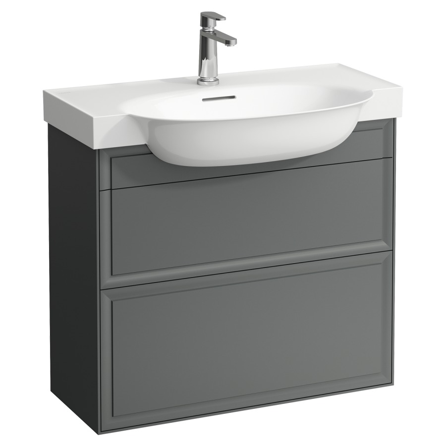 Élément inférieur THE NEW
CLASSIC
78,0 x 67,0 x 32,0 cm
élément à 2 tiroirs
pour lavabo 231 083