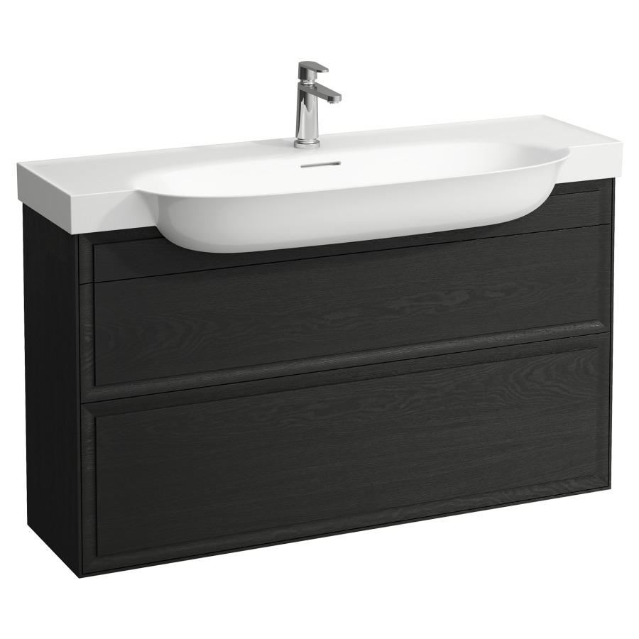 Élément inférieur THE NEW
CLASSIC
118,0 x 67,0 x 32,0 cm
élément à 2 tiroirs
pour lavabo 231 084