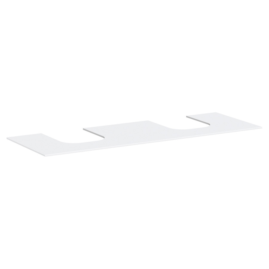 Table de lavabo XEVOLOS E
157,4 x 1,0 x 55,0 cm
2 découpes
pour lavabo à poser 234 344
