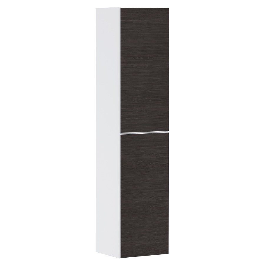 Armoire haute XEVOLOS E
40,0 x 176,0 x 36,0 cm
suspendu, armoire de tablette
2 portes, charnières à gauche
3 tablettes en verre
avec matériel de fixation