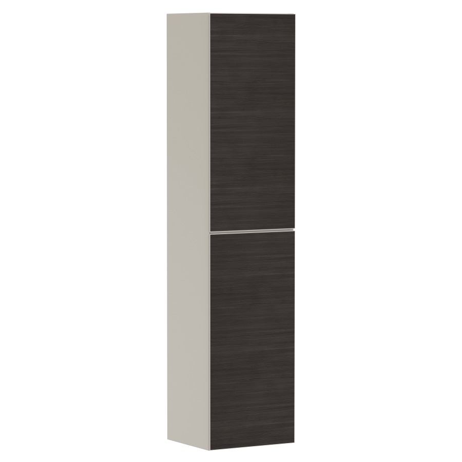 Armoire haute XEVOLOS E
40,0 x 176,0 x 36,0 cm
suspendu, armoire de tablette
2 portes, charnières à gauche
3 tablettes en verre
avec matériel de fixation