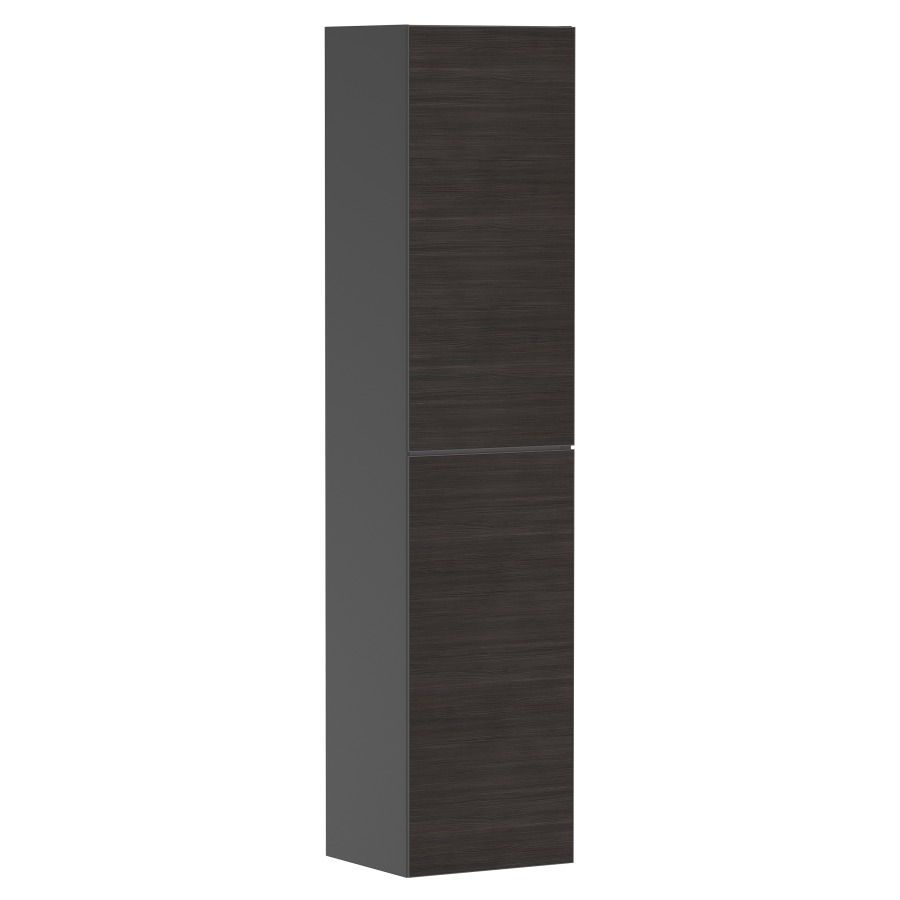 Armoire haute XEVOLOS E
40,0 x 176,0 x 36,0 cm
suspendu, armoire de tablette
2 portes, charnières à gauche
3 tablettes en verre
avec matériel de fixation