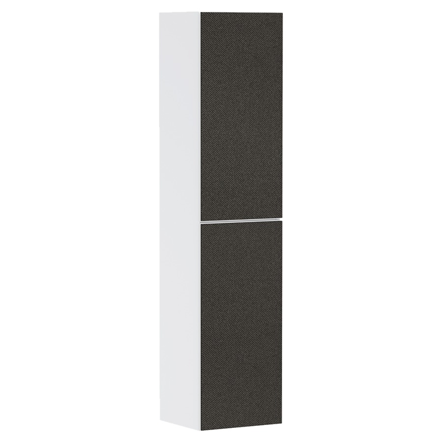Armoire haute XEVOLOS E
40,0 x 176,0 x 36,0 cm
suspendu, armoire de tablette
2 portes, charnières à droite
3 tablettes en verre
avec matériel de fixation