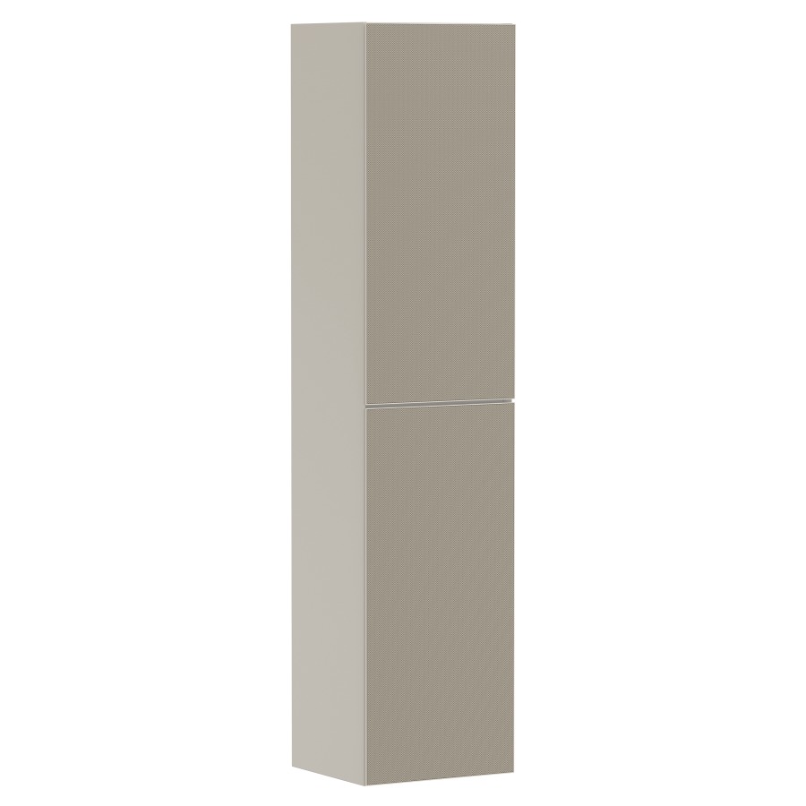 Armoire haute XEVOLOS E
40,0 x 176,0 x 36,0 cm
suspendu, armoire de tablette
2 portes, charnières à droite
3 tablettes en verre
avec matériel de fixation