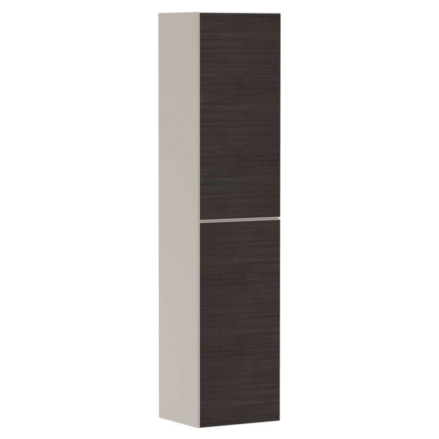 Armoire haute XEVOLOS E
40,0 x 176,0 x 36,0 cm
suspendu, armoire de tablette
2 portes, charnières à droite
3 tablettes en verre
avec matériel de fixation
